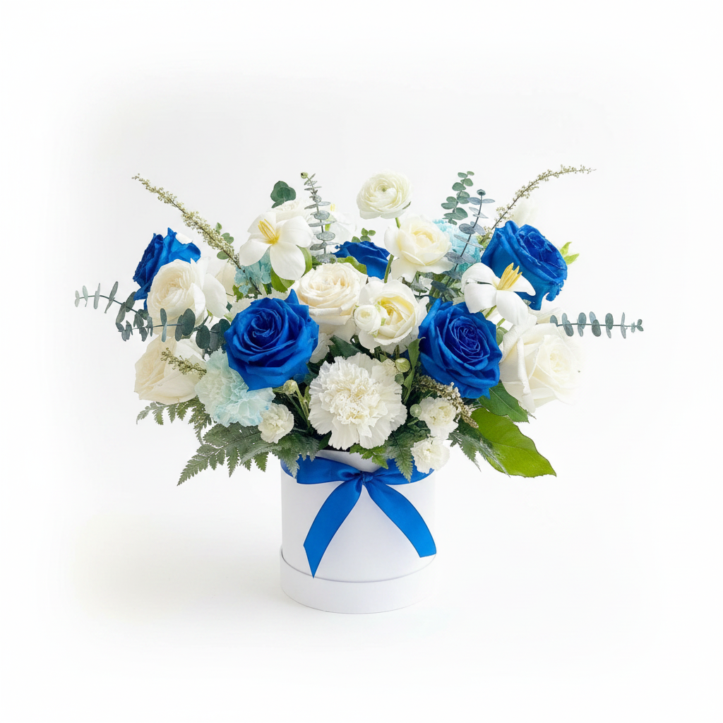 Blue and White Elegance Box