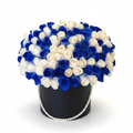 Blue and White Rose Pearl Box